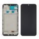 Дисплей Samsung Galaxy A24 (A245) з сенсором і корпусною рамкою у зборі High Quality Black OLED