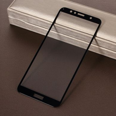 Защитное стекло Huawei Y6 (2018) Полный клей / Full Glue Black WALKER
