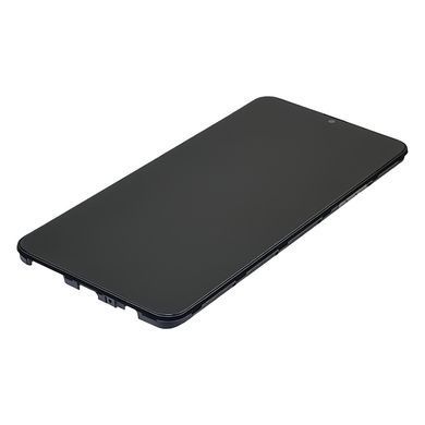 Дисплей Samsung Galaxy A20S (A207) з сенсором та корпусною рамкою у зборі High Quality Black