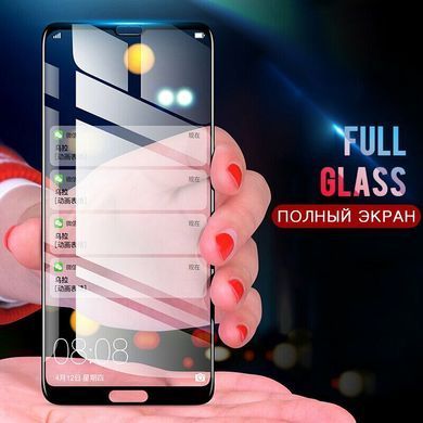 Защитное стекло Huawei P20 Pro Полный клей / Full Glue Black