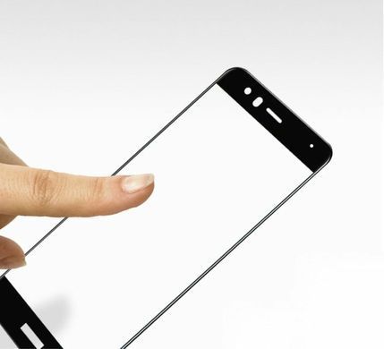 Защитное стекло Huawei P10 Lite Полный клей / Full Glue Black