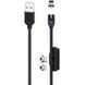 USB Кабель XO NB128 Magnetic 3в1(type-c+micro+lightning)