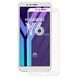 Захисне скло Huawei Y6 (2018) Повний клей / Full Glue White