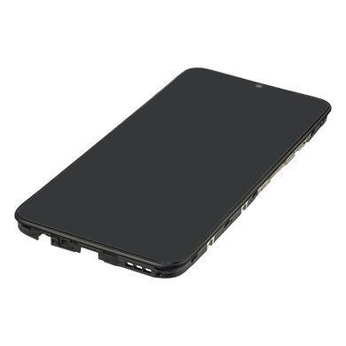 Дисплей Oppo A17 с сенсором и корпусной рамкой в сборе High Quality Black
