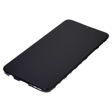 Дисплей Realme 5 з сенсором та корпусною рамкою у зборі High Quality Black