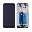 Дисплей Huawei Y5P с сенсором и корпусной рамкой в сборе High Quality Black