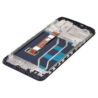 Дисплей Realme 6i с сенсором и корпусной рамкой в сборе High Quality Black