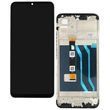 Дисплей Realme C53 з сенсором та корпусною рамкою у зборі High Quality Black