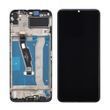Дисплей Huawei Y6P з сенсором та корпусною рамкою у зборі High Quality Black