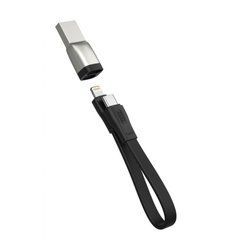 Кабель XO NB-Q170B Type-C to Lightning + USB адаптер (fast charge)