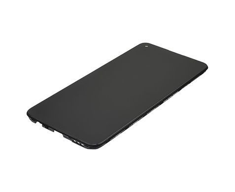 Дисплей Oppo Reno 5 Lite з сенсором та корпусною рамкою у зборі High Quality Black
