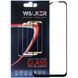 Защитное стекло Samsung Galaxy A12 Полный клей / Full Glue Black WALKER