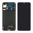 Дисплей Samsung Galaxy A30 (A305) з сенсором і корпусною рамкою у зборі High Quality Black OLED