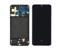 Дисплей Samsung Galaxy A50/A505 (2019) с тачскрином и корпусной рамкой в сборе High Quality Black OLED