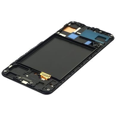 Дисплей Samsung Galaxy A30 (A305) з сенсором и корпусной рамкой в сборе High Quality Black OLED