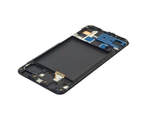 Дисплей Samsung Galaxy A50/A505 (2019) с тачскрином и корпусной рамкой в сборе High Quality Black OLED