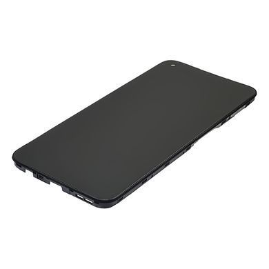 Дисплей Realme 6 з сенсором та корпусною рамкою у зборі High Quality Black