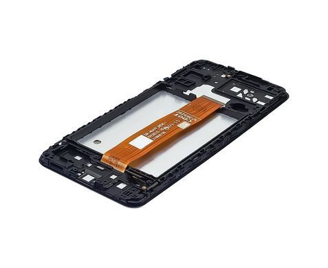 Дисплей Samsung Galaxy A04S (A047F) з сенсором та корпусною рамкою у зборі High Quality Black