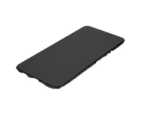 Дисплей Samsung Galaxy A04S (A047F) з сенсором та корпусною рамкою у зборі High Quality Black