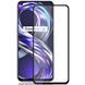Защитное стекло Realme 8i Полный клей / Full Glue Black