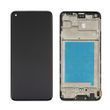 Дисплей Realme 7 Pro с сенсором и корпусной рамкой в сборе High Quality Black