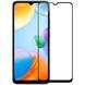 Защитное стекло Xiaomi Poco C40 Полный клей / Full Glue Black