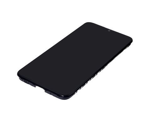 Дисплей Motorola E7i Power з сенсором і корпусною рамкою сенсором у зборі High Quality Black