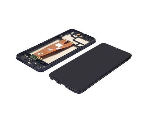 Дисплей Samsung Galaxy A04 (A045F) з сенсором та корпусною рамкою у зборі High Quality Black