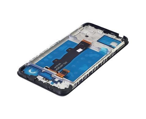 Дисплей Motorola E7 Power з сенсором і корпусною рамкою сенсором у зборі High Quality Black