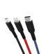 USB Кабель XO NB54 3в1(type-c + micro + lightning)