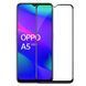 Захисне скло Oppo A5 2020 Повний клей / Full Glue Black