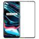 Защитное стекло Realme 7 Pro Полный клей / Full Glue Black