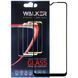 Защитное стекло Samsung Galaxy A20S Полный клей / Full Glue Black WALKER