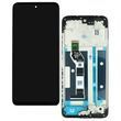 Дисплей Motorola G05 з сенсором та корпусною рамкою у зборі High Quality Black