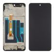 Дисплей Realme C65 (4G) с сенсором и корпусной рамкой в сборе High Quality Black