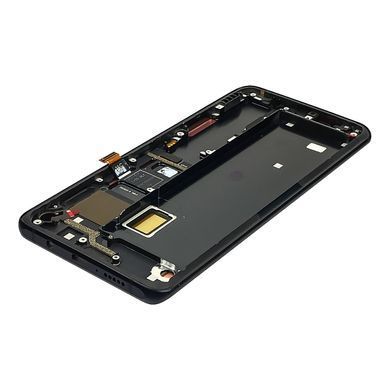 Дисплей Xiaomi Mi Note 10 Pro з сенсором та корпусною рамкою у зборі High Quality Black Oled