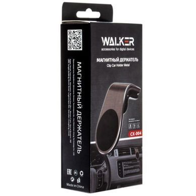 Магнітний автотримач для телефону WALKER CX-004 (black)