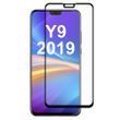 Защитное стекло Huawei Y9 (2019) Полный клей / Full Glue Black