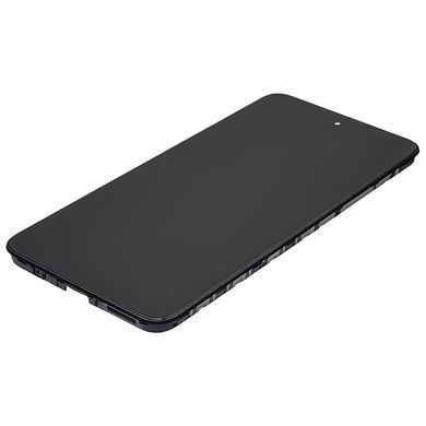 Дисплей Motorola E40 з сенсором та корпусною рамкою у зборі High Quality Black