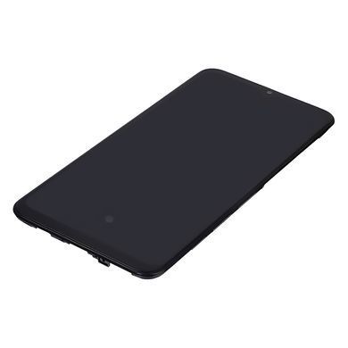 Дисплей Samsung Galaxy A30S (A307) з сенсором и корпусной рамкой в сборе High Quality Black OLED
