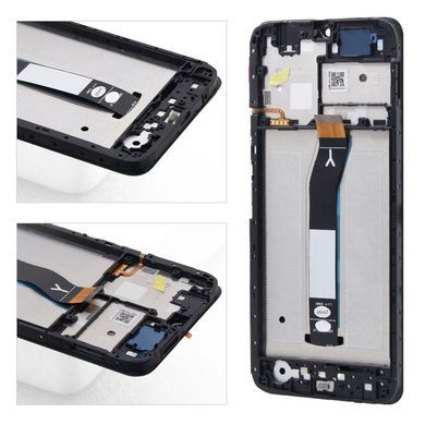 Дисплей Xiaomi Redmi A3 з сенсором та корпусною рамкою у зборі High Quality Black