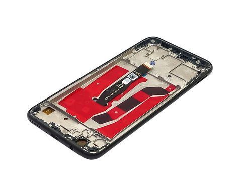 Дисплей Huawei P40 Lite з сенсором і корпусною рамкою у зборі High Quality Black