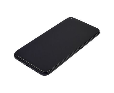 Дисплей Huawei P40 Lite з сенсором і корпусною рамкою у зборі High Quality Black