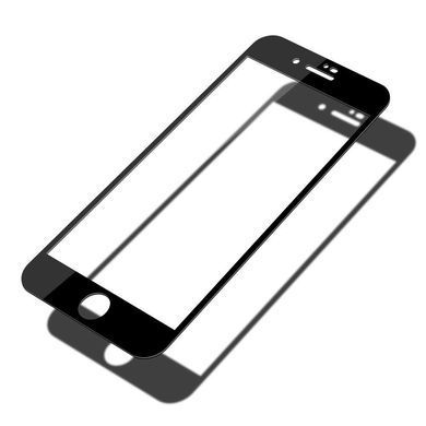 Защитное стекло iPhone 8 plus Полный клей / Full Glue Black