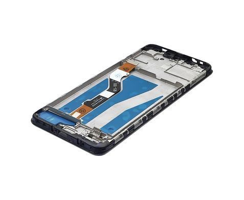 Дисплей Motorola G60 з сенсором та корпусною рамкою у зборі High Quality Black