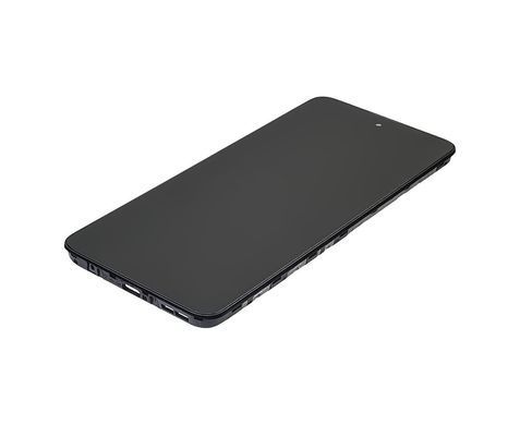 Дисплей Motorola G60 з сенсором та корпусною рамкою у зборі High Quality Black