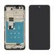 Дисплей Motorola G13 с сенсором и корпусной рамкой в сборе High Quality Black