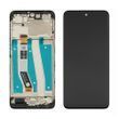Дисплей Motorola G14 с сенсором и корпусной рамкой в сборе High Quality Black