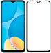 Защитное стекло Oppo A15/A15S Полный клей / Full Glue Black