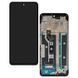 Дисплей Motorola G15 з сенсором та корпусною рамкою у зборі High Quality Black